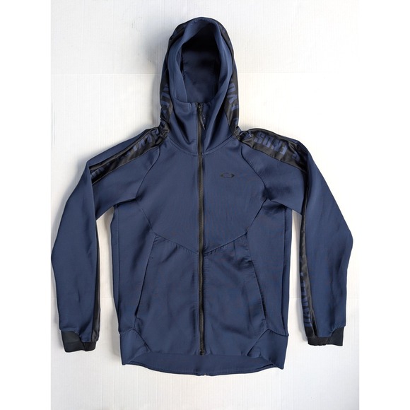 Oakley‎ Enhance Synchronism Jacket 3.0 Size Small Blue Full Zip FOA400153